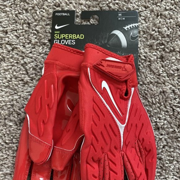 Nike Other - Nike Superbad Football Gloves University Red DM0053-663 Men's Size M &  …